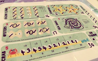 Placemat games and a weekend in Edinburgh